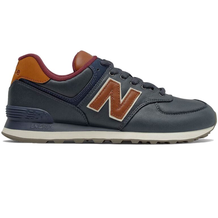 New Balance 574 Leather - Navy