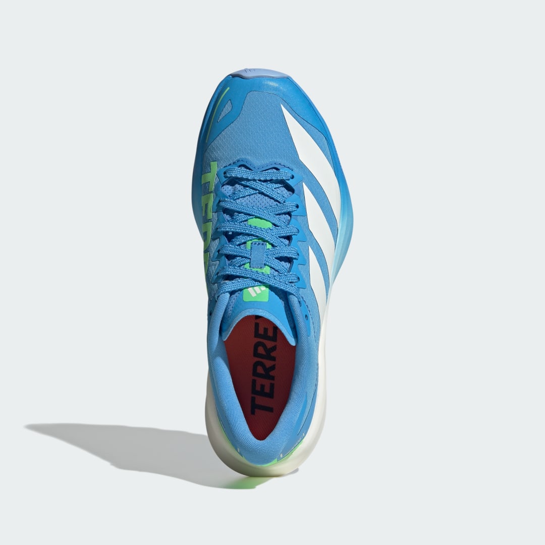 adidas Terrex Agravic 4 Trail Running Shoes Blue Burst / Off White / Lime Burst - Image 2