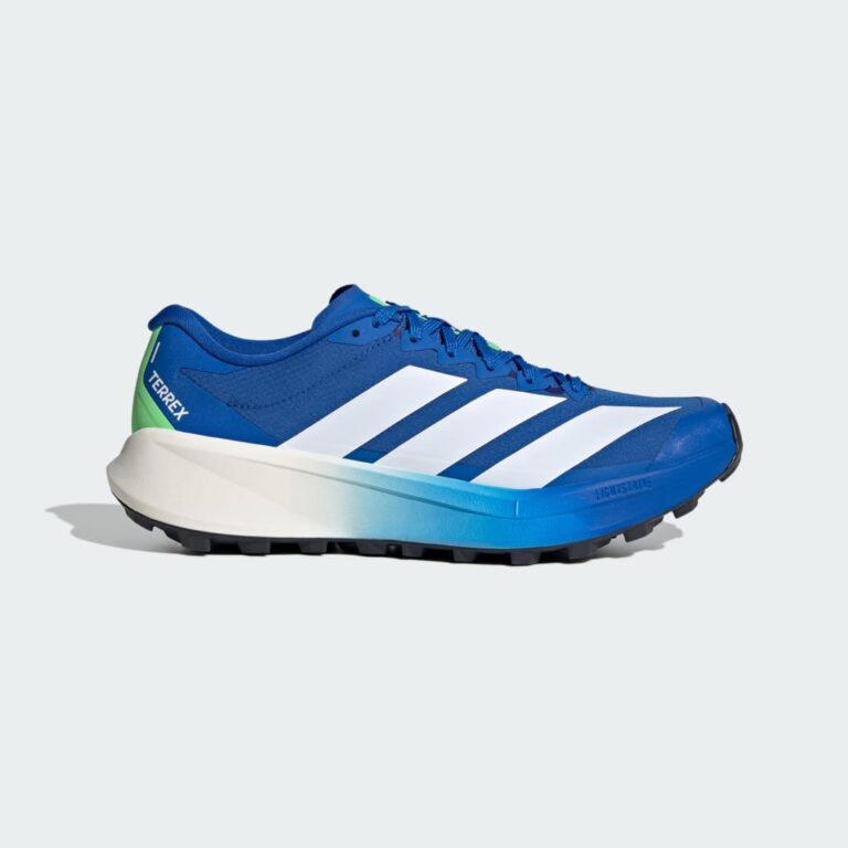 adidas Terrex Agravic 4 Trail Running Shoes Blue / Cloud White / Lime Burst