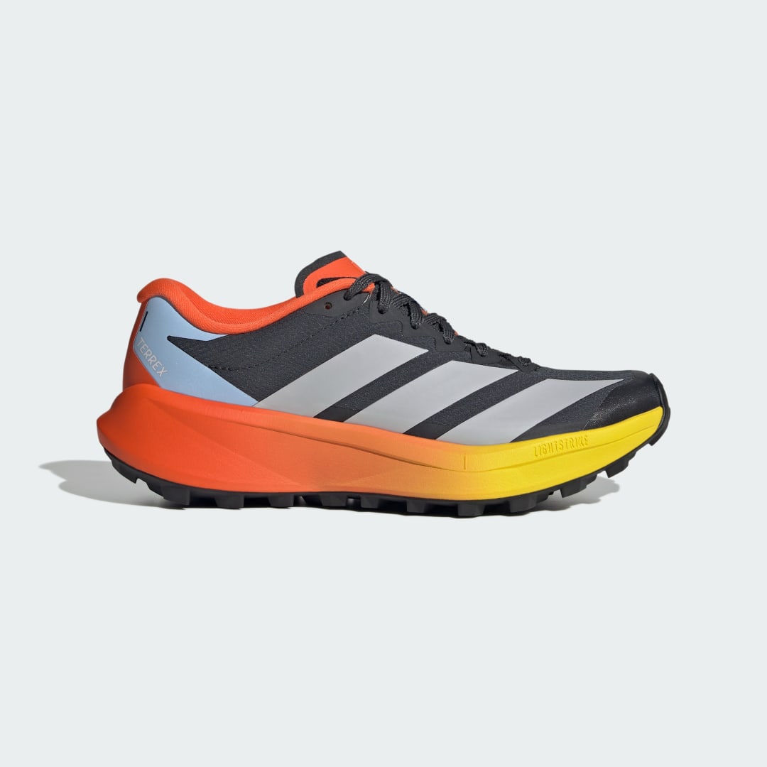 adidas Terrex Agravic 4 Trail Running Shoes Carbon / Grey Two / Semi Impact Orange