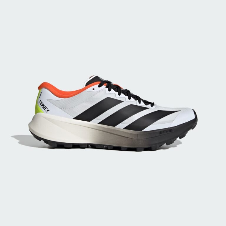 adidas Terrex Agravic 4 Trail Running Shoes Cloud White / Core Black / Semi Impact Orange
