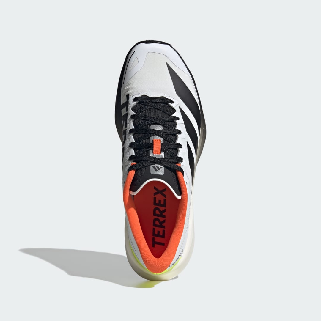 adidas Terrex Agravic 4 Trail Running Shoes Cloud White / Core Black / Semi Impact Orange - Image 2