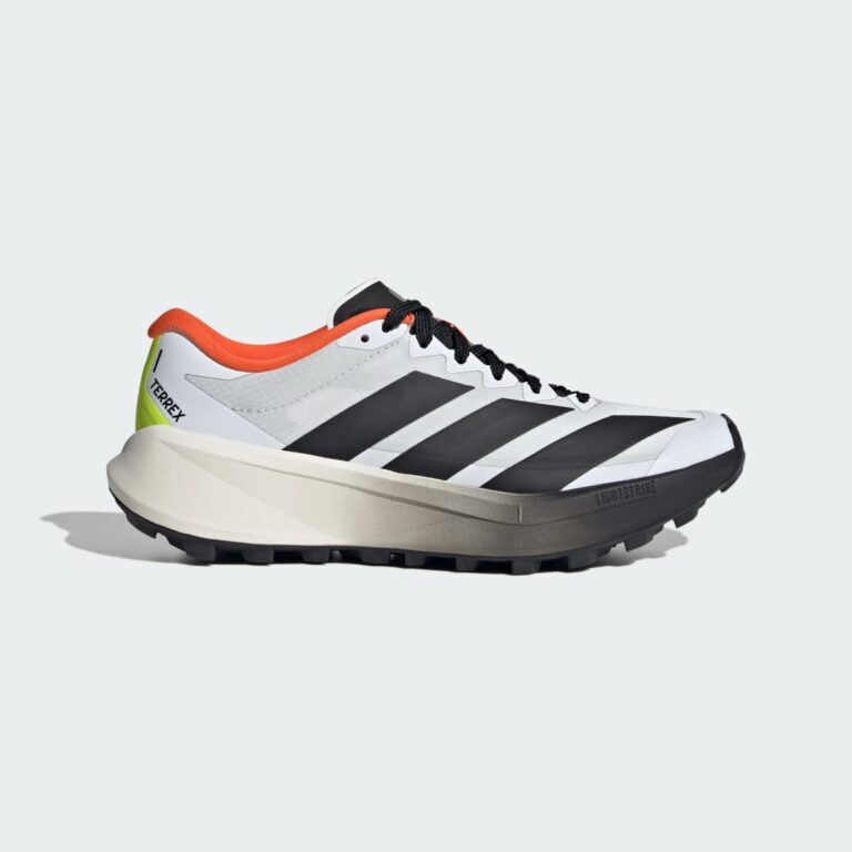 adidas Terrex Agravic 4 Trail Running Shoes Cloud White / Core Black / Semi Impact Orange