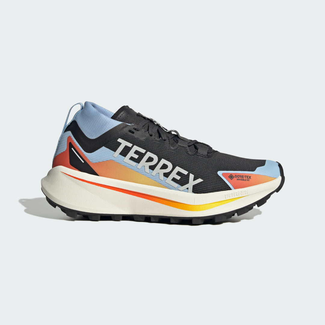 adidas Terrex Agravic GTX Trail Running Shoes Core Black / Cloud White / Glow Blue