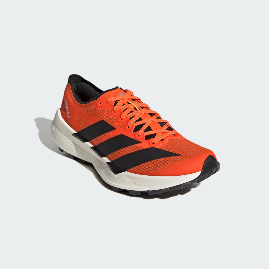 adidas Terrex Agravic Speed 2 Trail Running Shoes Semi Impact Orange / Core Black / Lucid Tangerine - Image 3