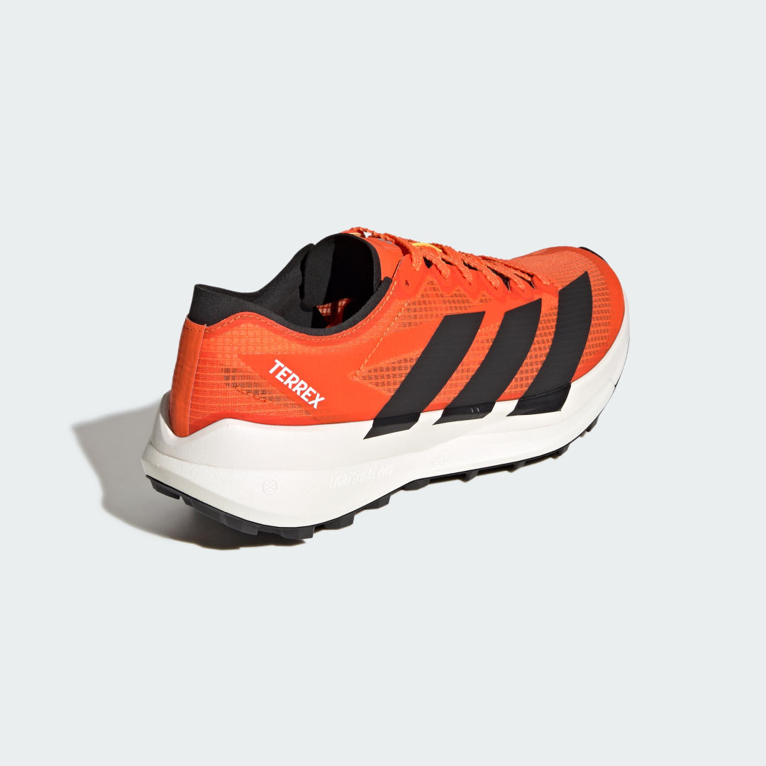 adidas Terrex Agravic Speed 2 Trail Running Shoes Semi Impact Orange / Core Black / Lucid Tangerine - Image 4