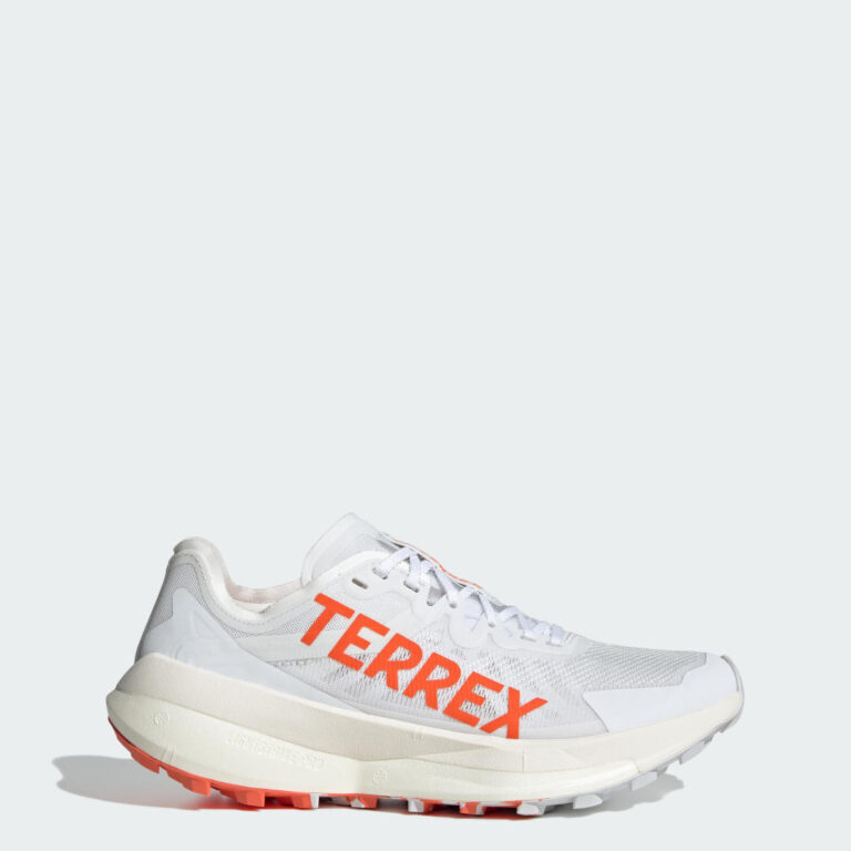 adidas Terrex Agravic Speed Trail Running Shoes Cloud White / Impact Orange / Dash Grey