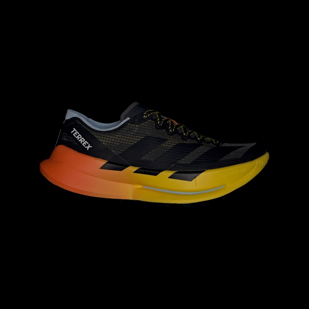 adidas Terrex Agravic Speed Ultra 2 Trail Running Shoes Carbon / Core Black / Glow Blue - Image 2