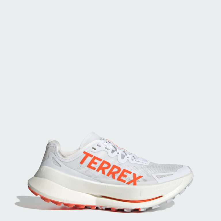 adidas Terrex Agravic Speed Ultra Trail Running Shoes Cloud White / Impact Orange / Dash Grey