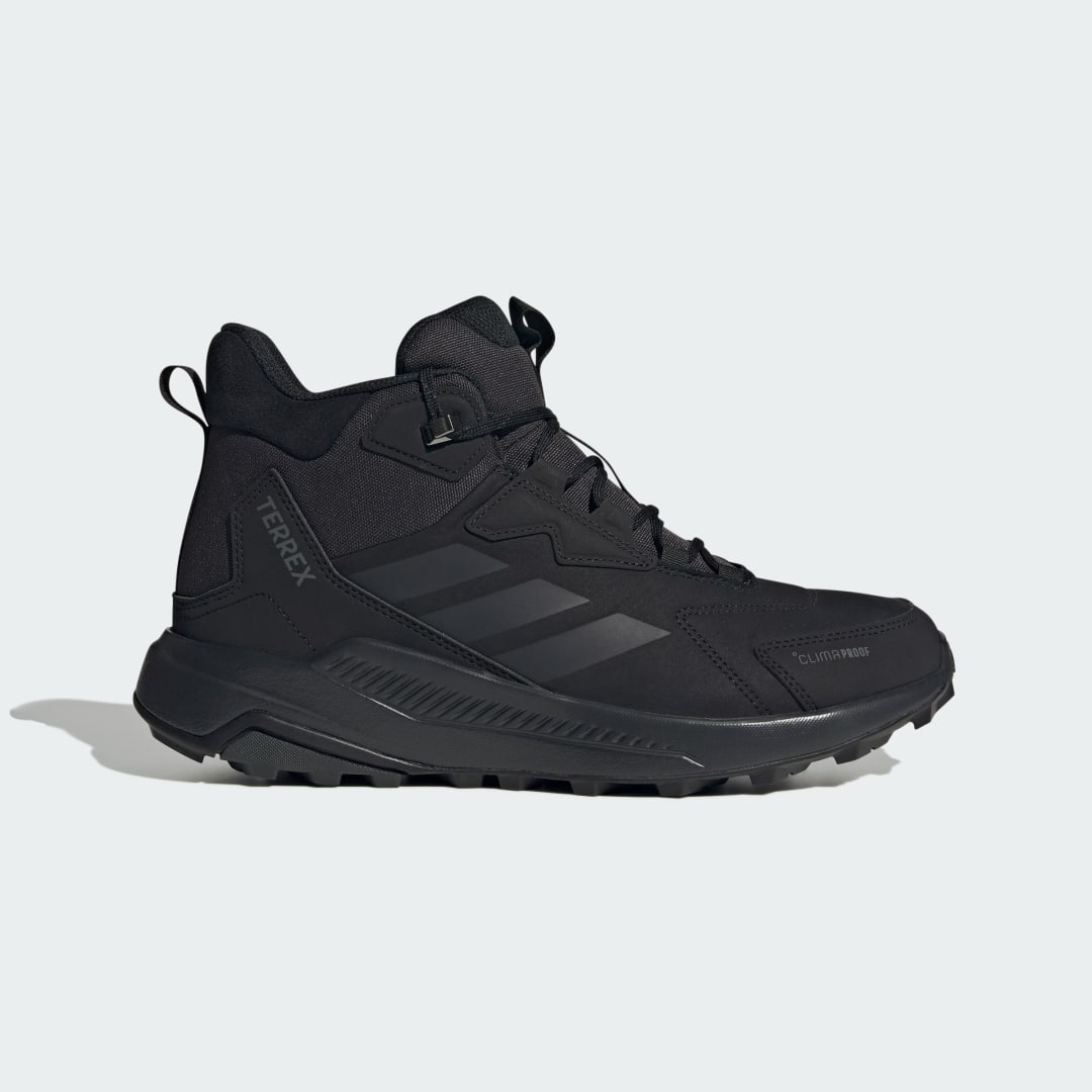 adidas Terrex Anylander Leather Mid Climaproof Hiking Shoes Core Black / Carbon / Grey Four