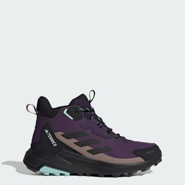 adidas Terrex Anylander Mid Rain.Rdy Hiking Shoes Aurora Plum / Core Black / Trace Brown
