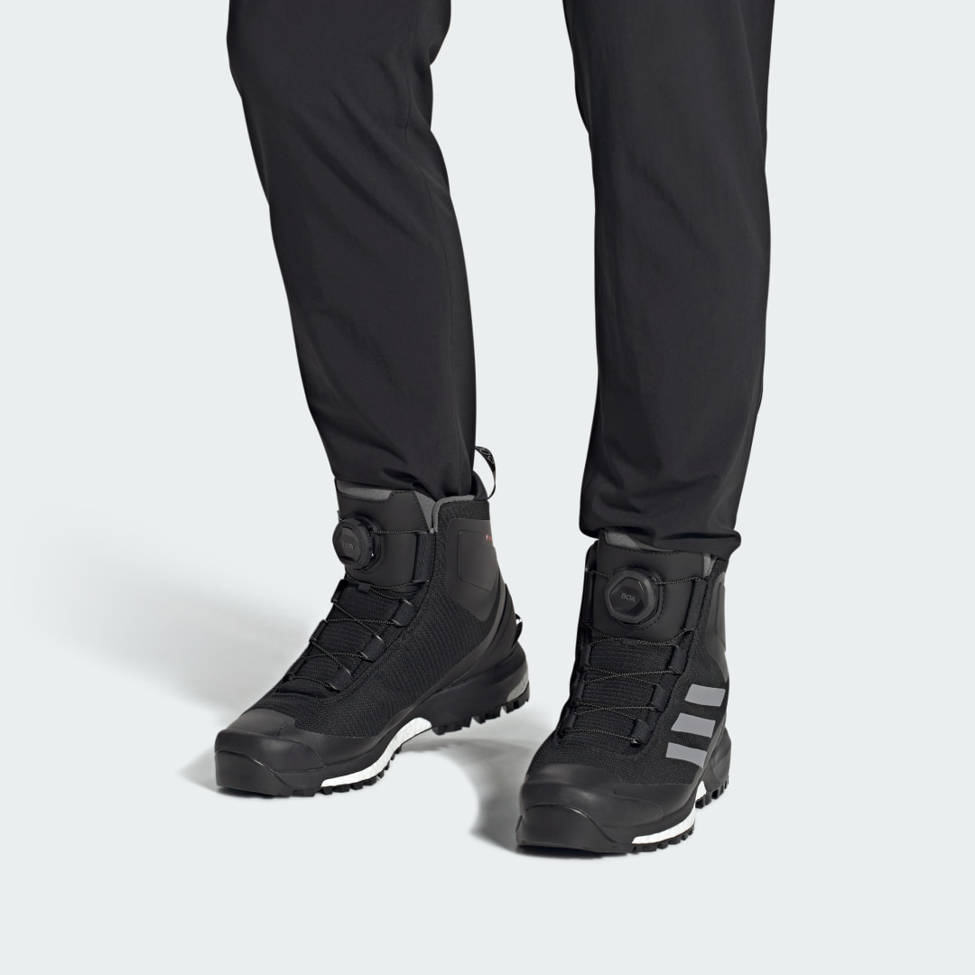 adidas Terrex Conrax BOA RAIN.RDY Hiking Shoes Core Black / Grey Three / Grey Five - Image 2