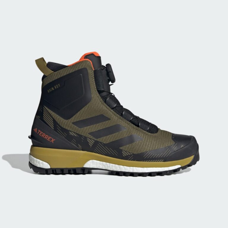adidas Terrex Conrax BOA RAIN.RDY Hiking Shoes Focus Olive / Core Black / Pulse Olive