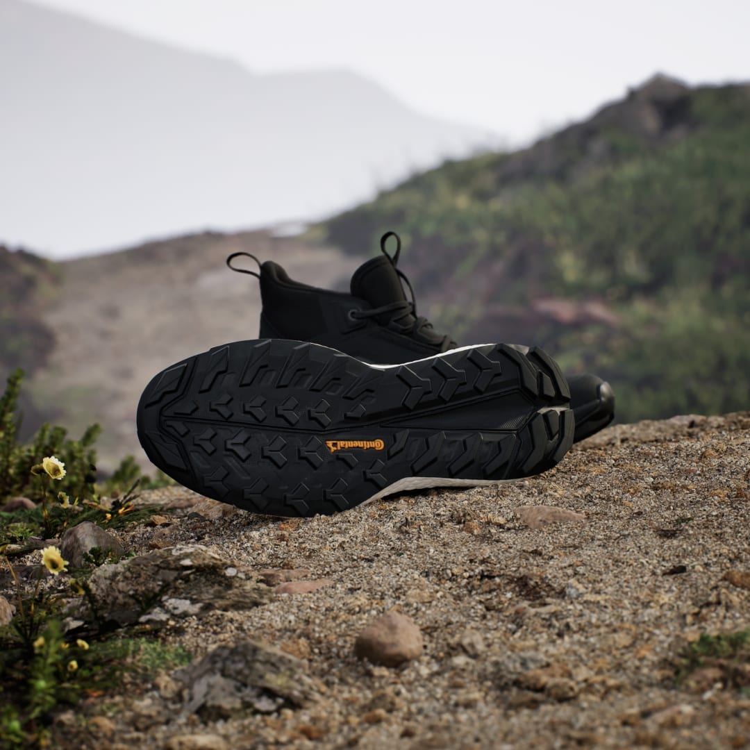 adidas Terrex Free Hiker 2.0 Gore-Tex Hiking Shoes Core Black / Core Black / Cloud White - Image 3