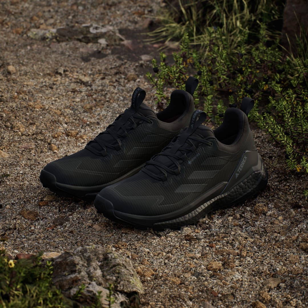adidas Terrex Free Hiker 2.0 Low Gore-Tex Hiking Shoes Core Black / Core Black / Grey Four - Image 4