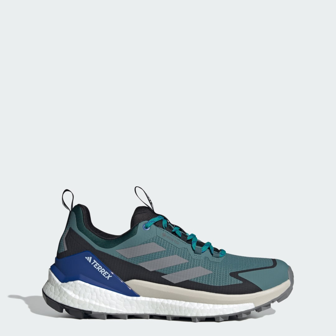 adidas Terrex Free Hiker 2.0 Low Gore-Tex Hiking Shoes Preloved Teal / Grey Three / Core Black