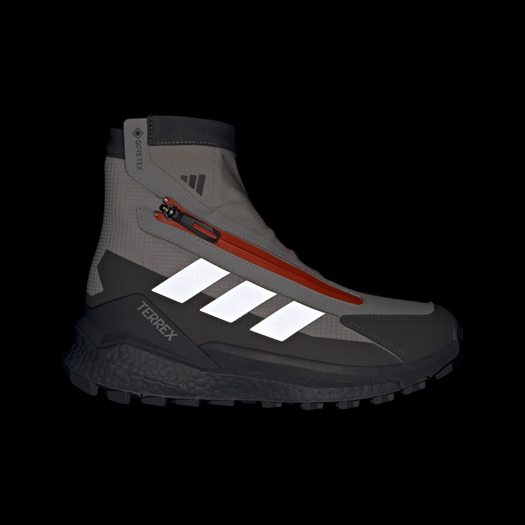 adidas Terrex Free Hiker 2 GTX CLIMAWARM+ Hiking Shoes Grey Two / Matte Silver / Grey Four - Image 2