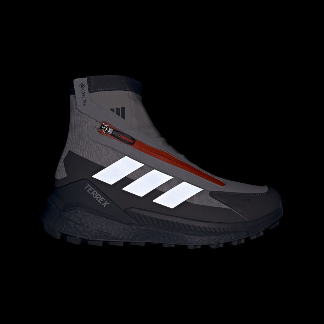 adidas Terrex Free Hiker 2 GTX Climawarm+ Hiking Shoes Grey Two / Matte Silver / Grey Four - Image 2