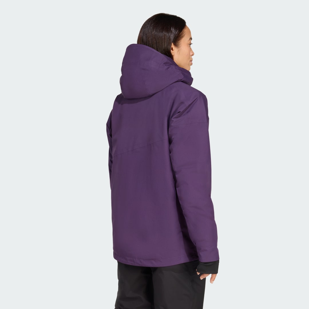 adidas Terrex Multi 2L Rain.Rdy Insulated Jacket Aurora Plum - Image 2