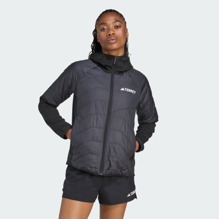 adidas Terrex Multi CLIMAWARM Insulated Hybrid Hooded Jacket Black