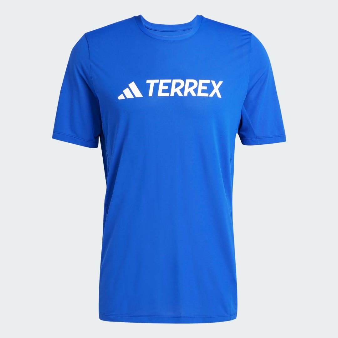 adidas Terrex Multi Climacool Logo Tech T-Shirt Semi Lucid Blue - Image 4