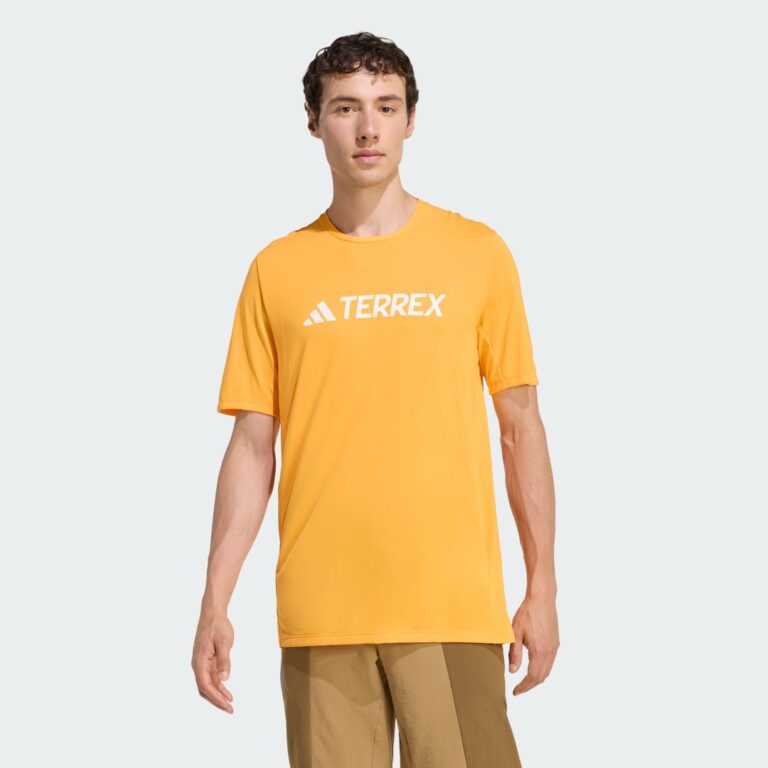 adidas Terrex Multi Climacool Logo Tech T-Shirt Pure Tangerine
