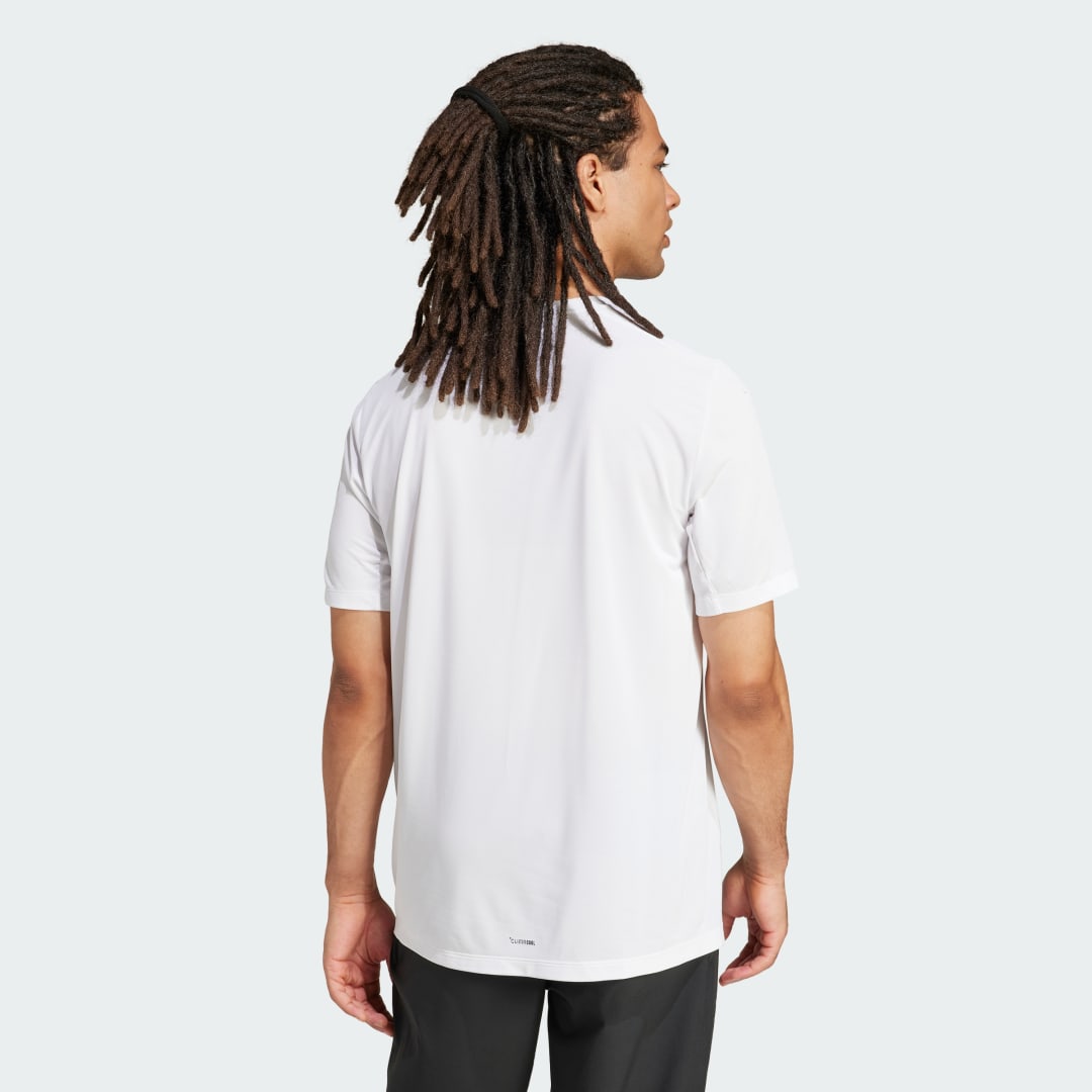 adidas Terrex Multi Climacool Logo Tech T-Shirt White - Image 2