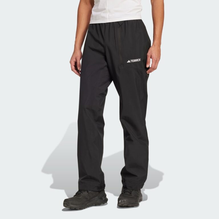 adidas Terrex Multi Climaproof Two-Layer Rain Tracksuit Bottoms 2.0 Black