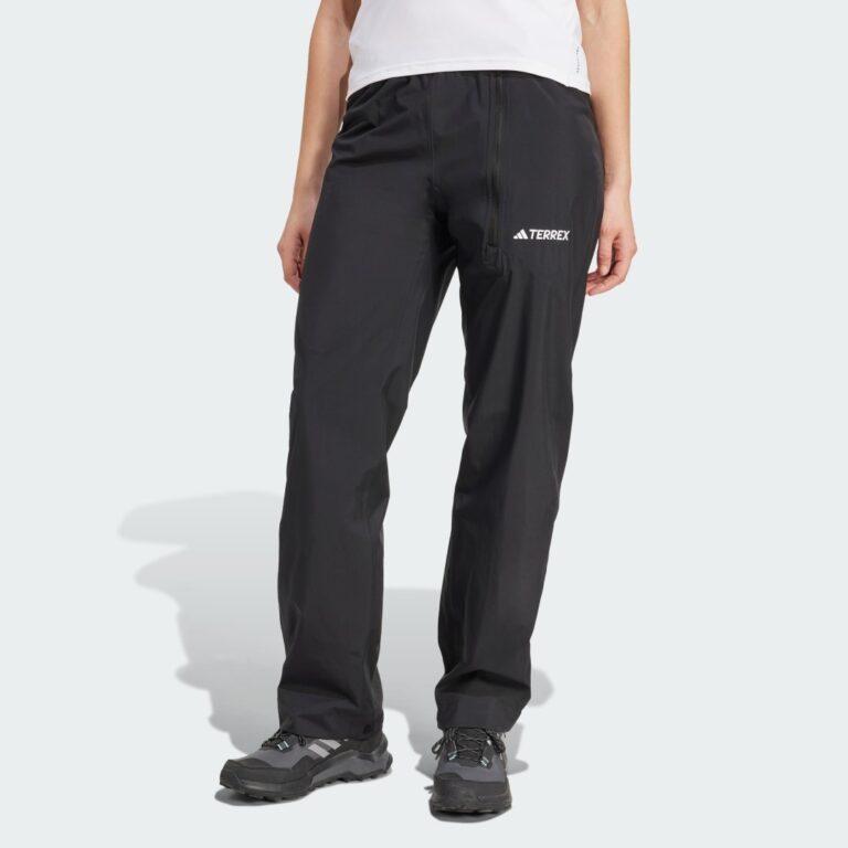 adidas Terrex Multi Climaproof Two-Layer Rain Tracksuit Bottoms Black