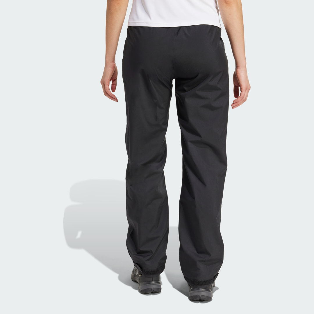 adidas Terrex Multi Climaproof Two-Layer Rain Tracksuit Bottoms Black - Image 2