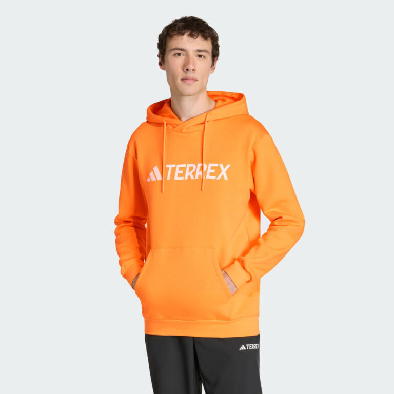 adidas Terrex Multi Large Logo Hoodie Pure Tangerine