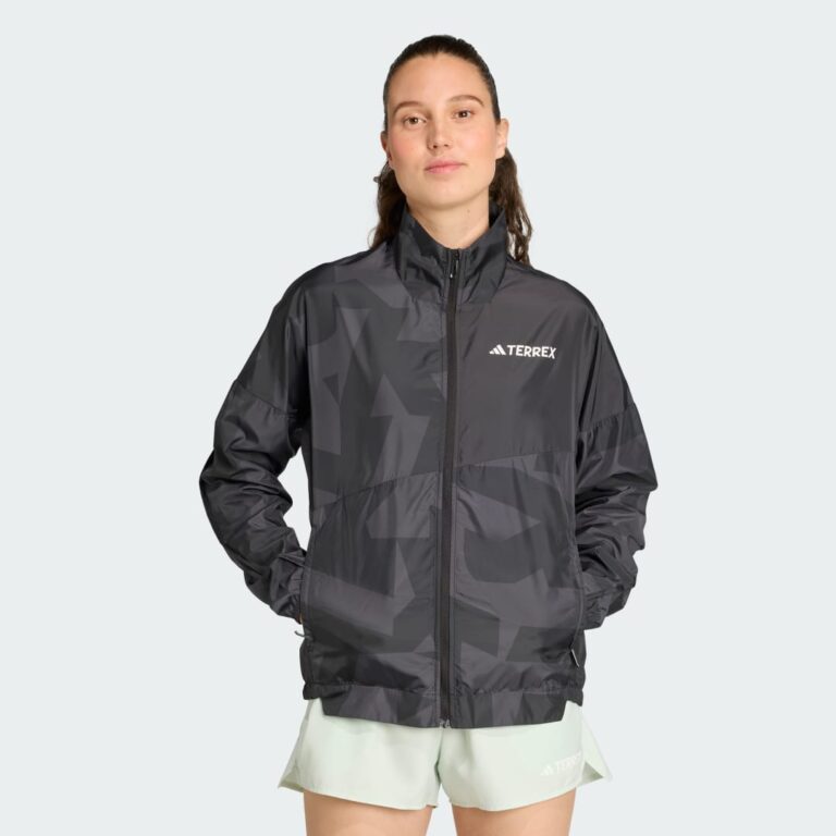 adidas Terrex Multi Printed Wind Jacket Black / Carbon