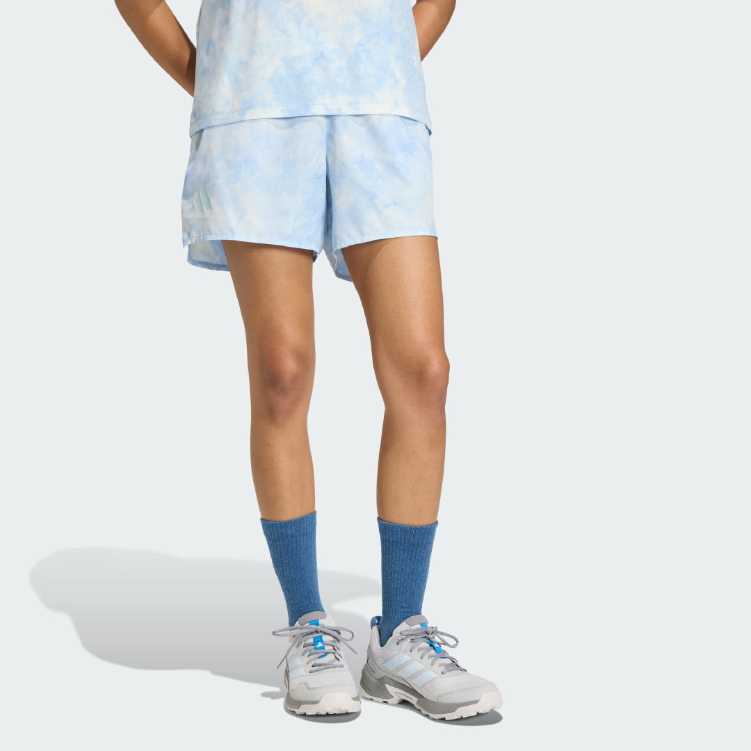 adidas Terrex Multi Spray Dye CLIMA365 Shorts White / Glow Blue