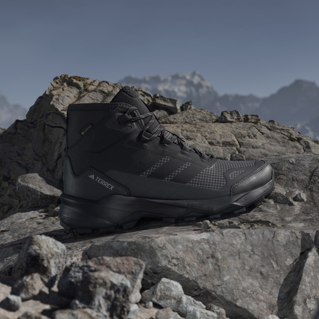 adidas Terrex Skychaser AX5 Mid GORE-TEX CLIMAWARM+ Hiking Shoes Core Black / Core Black / Carbon - Image 2