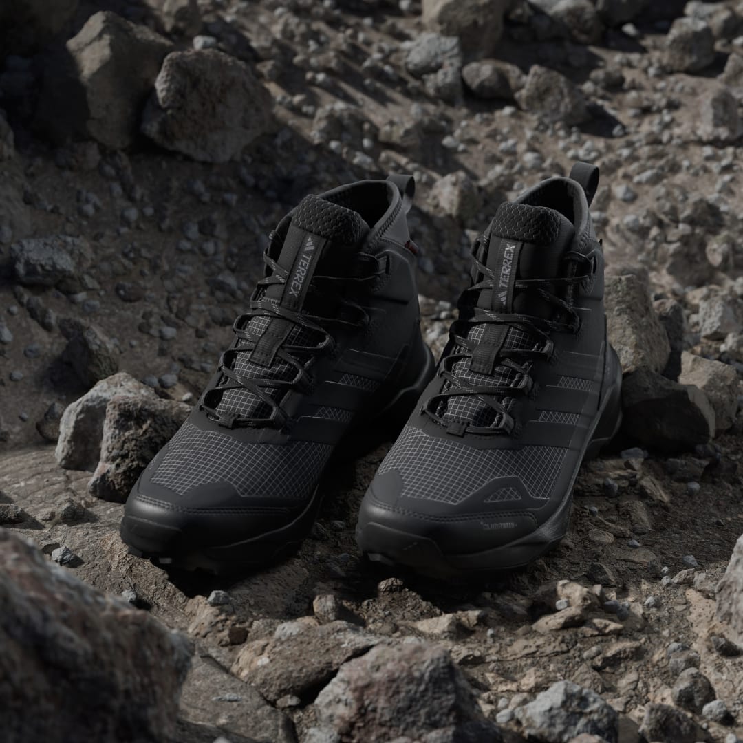 adidas Terrex Skychaser AX5 Mid GORE-TEX CLIMAWARM+ Hiking Shoes Core Black / Core Black / Carbon - Image 4