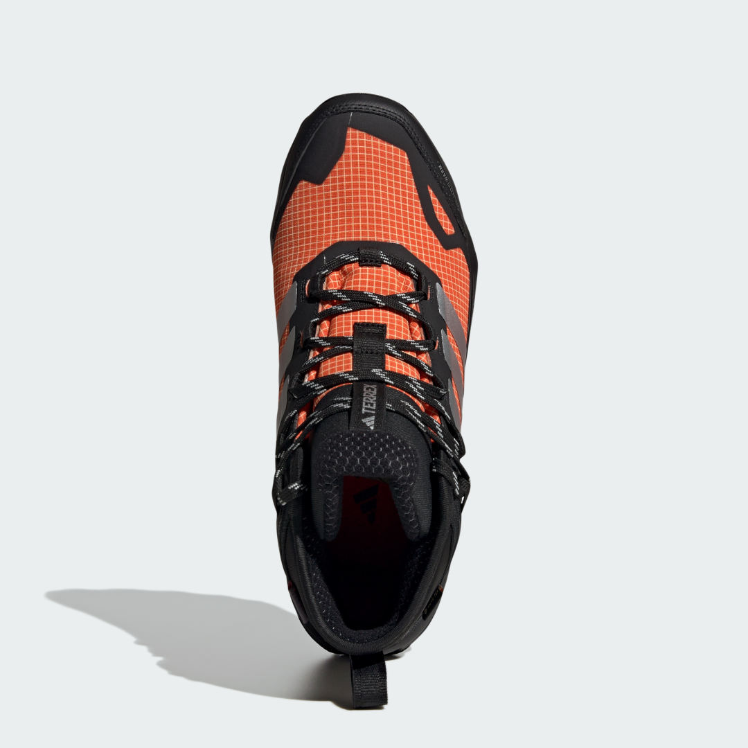 adidas Terrex Skychaser AX5 Mid GORE-TEX CLIMAWARM+ Hiking Shoes Core Black / Silver Metallic / Semi Impact Orange - Image 2
