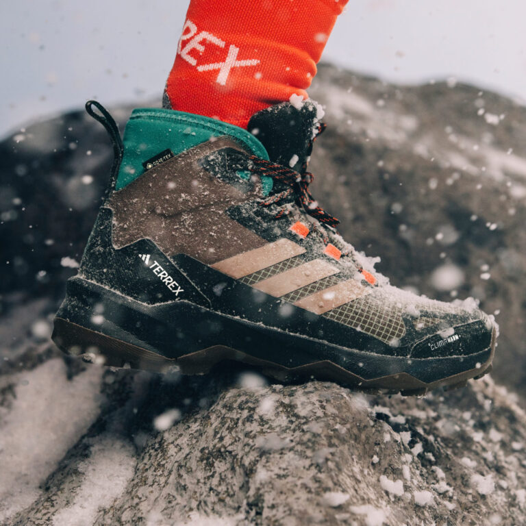 adidas Terrex Skychaser AX5 Mid GORE-TEX CLIMAWARM+ Hiking Shoes Earth Strata / Trace Brown / Pure Teal