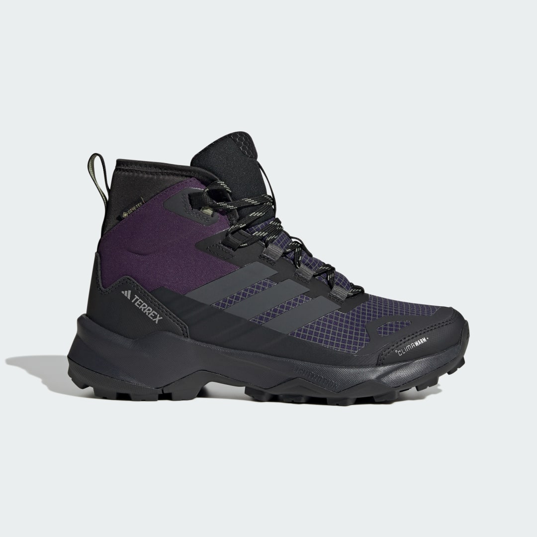 adidas Terrex Skychaser AX5 Mid GORE-TEX CLIMAWARM+ Hiking Shoes Aurora Plum / Grey Six / Tent Green