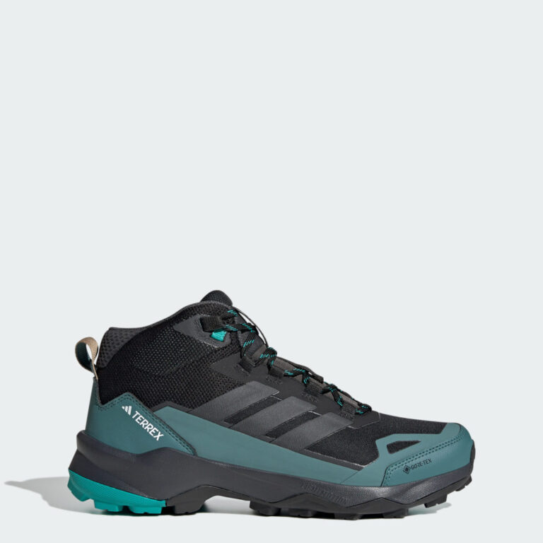 adidas Terrex Skychaser AX5 Mid GORE-TEX Hiking Shoes Core Black / Carbon / Pure Teal