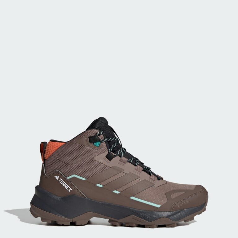 adidas Terrex Skychaser AX5 Mid GORE-TEX Hiking Shoes Trace Brown / Earth Strata / Semi Impact Orange