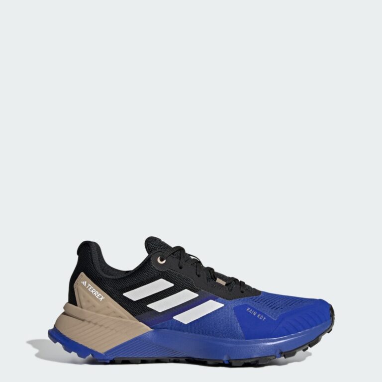 adidas Terrex Soulstride RAIN.RDY Trail Running Shoes Semi Lucid Blue / Grey One / Blanch Cargo
