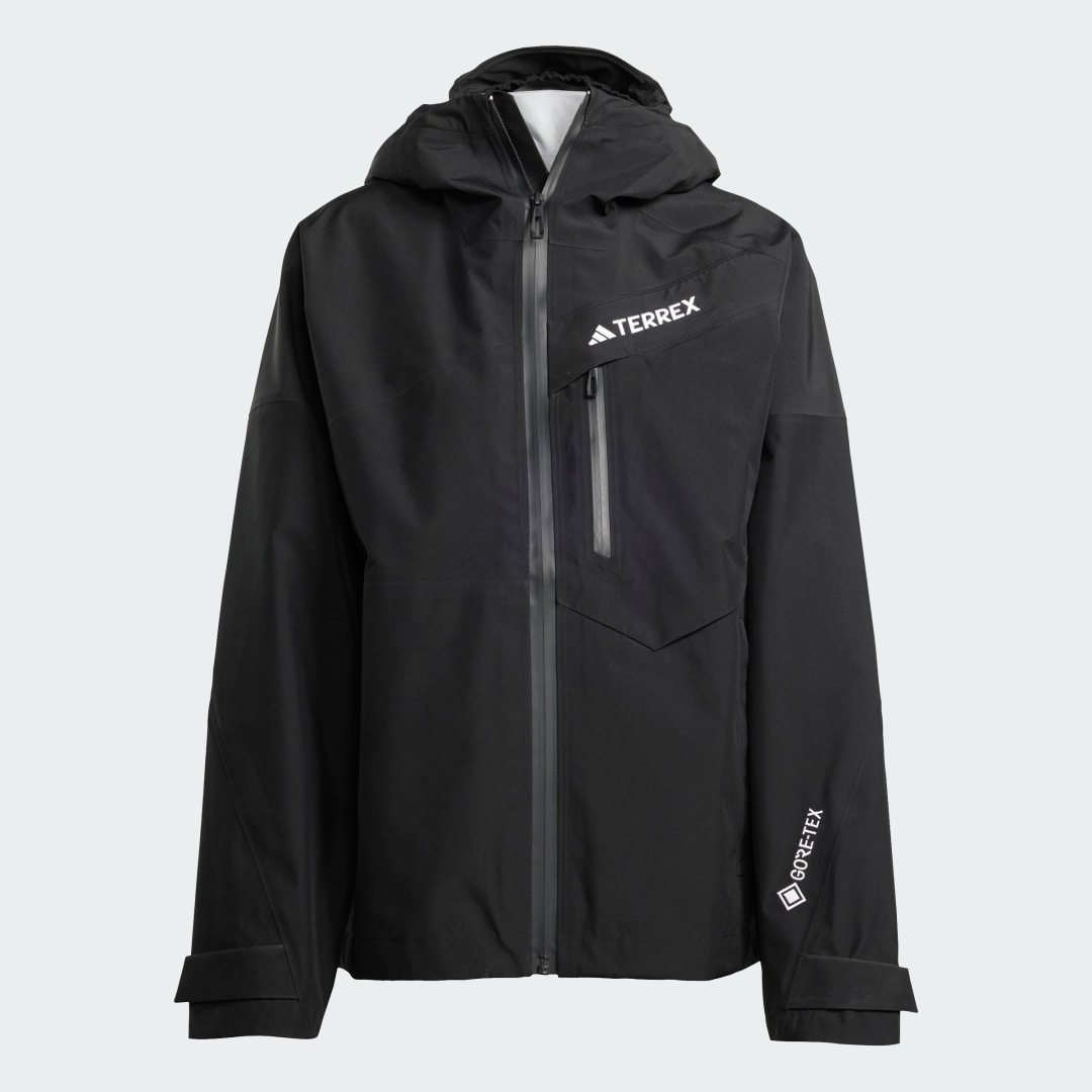adidas Terrex Techrock 3L GORE-TEX Performance Jacket Black - Image 4