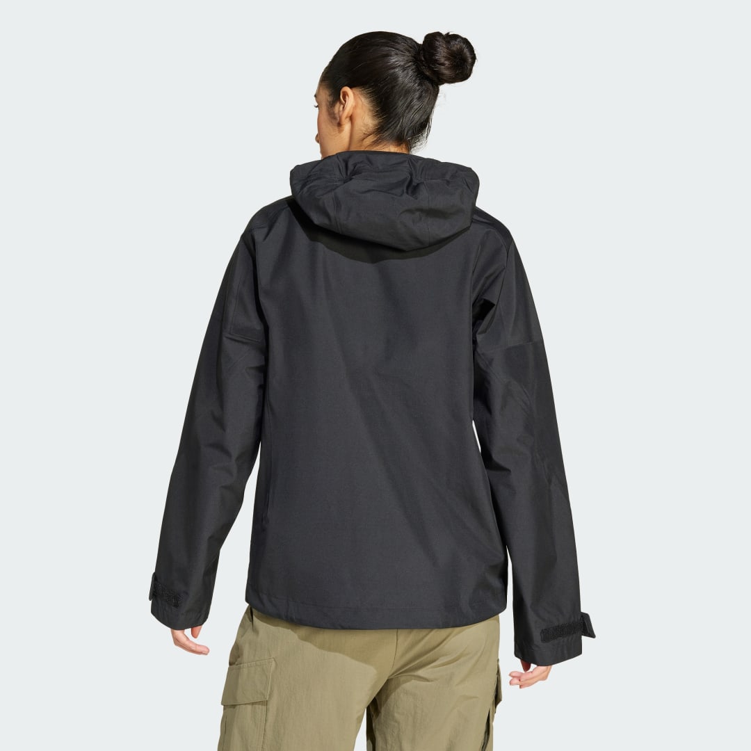 adidas Terrex Techrock 3L GORE-TEX Performance Jacket Black - Image 2