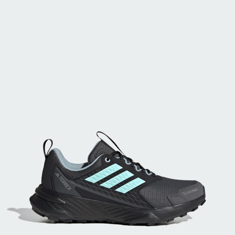 adidas Terrex Tracefinder 2 CLIMAPROOF Trail Running Shoes Carbon / Semi Flash Aqua / Grey Six