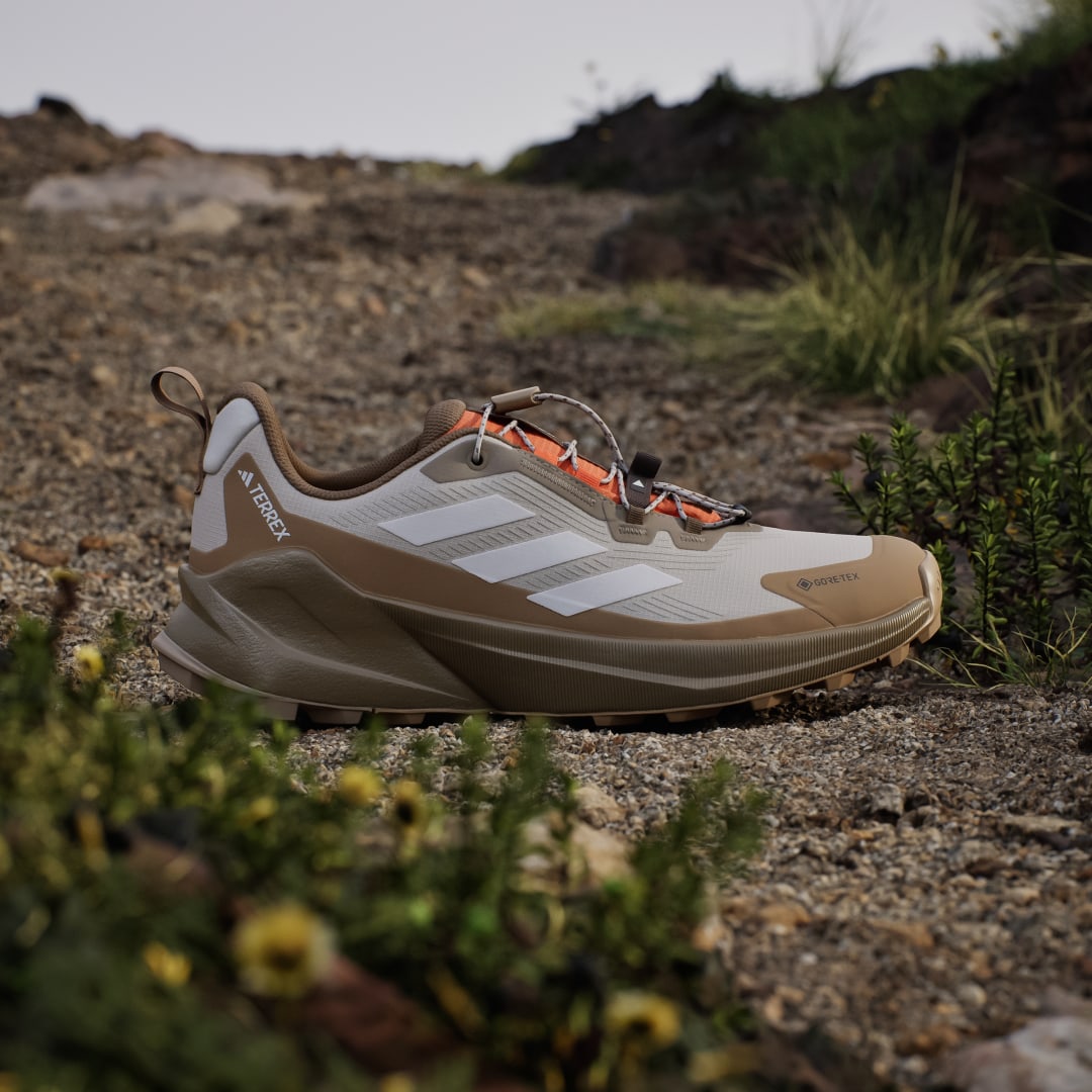 adidas Terrex Trailmaker 2 GORE-TEX Speed Lace Hiking Shoes Beige / Off White / Cardboard - Image 2