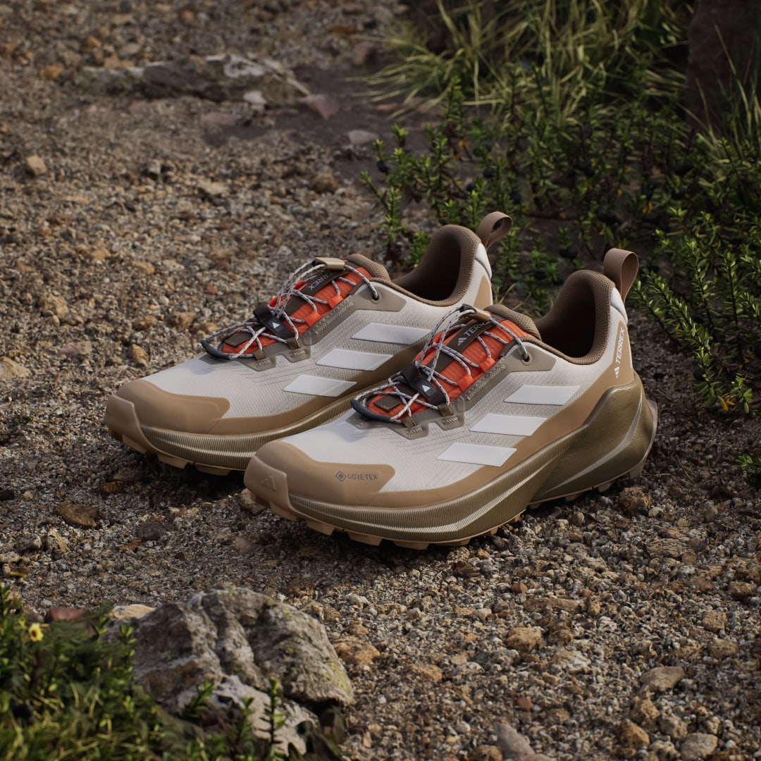 adidas Terrex Trailmaker 2 GORE-TEX Speed Lace Hiking Shoes Beige / Off White / Cardboard - Image 4