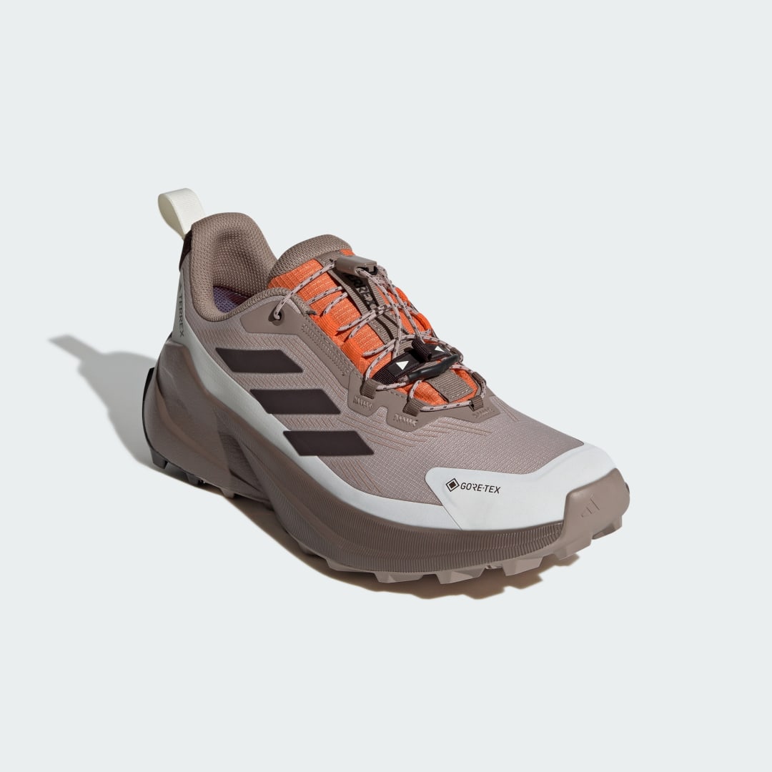 adidas Terrex Trailmaker 2 GORE-TEX Speed Lace Hiking Shoes Wonder Taupe / Aurora Coffee / Off White - Image 4
