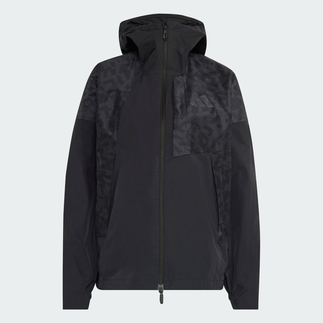 adidas Terrex Xperior 2.5 Layer Hybrid PRIMEKNIT CLIMAPROOF Jacket Black - Image 4