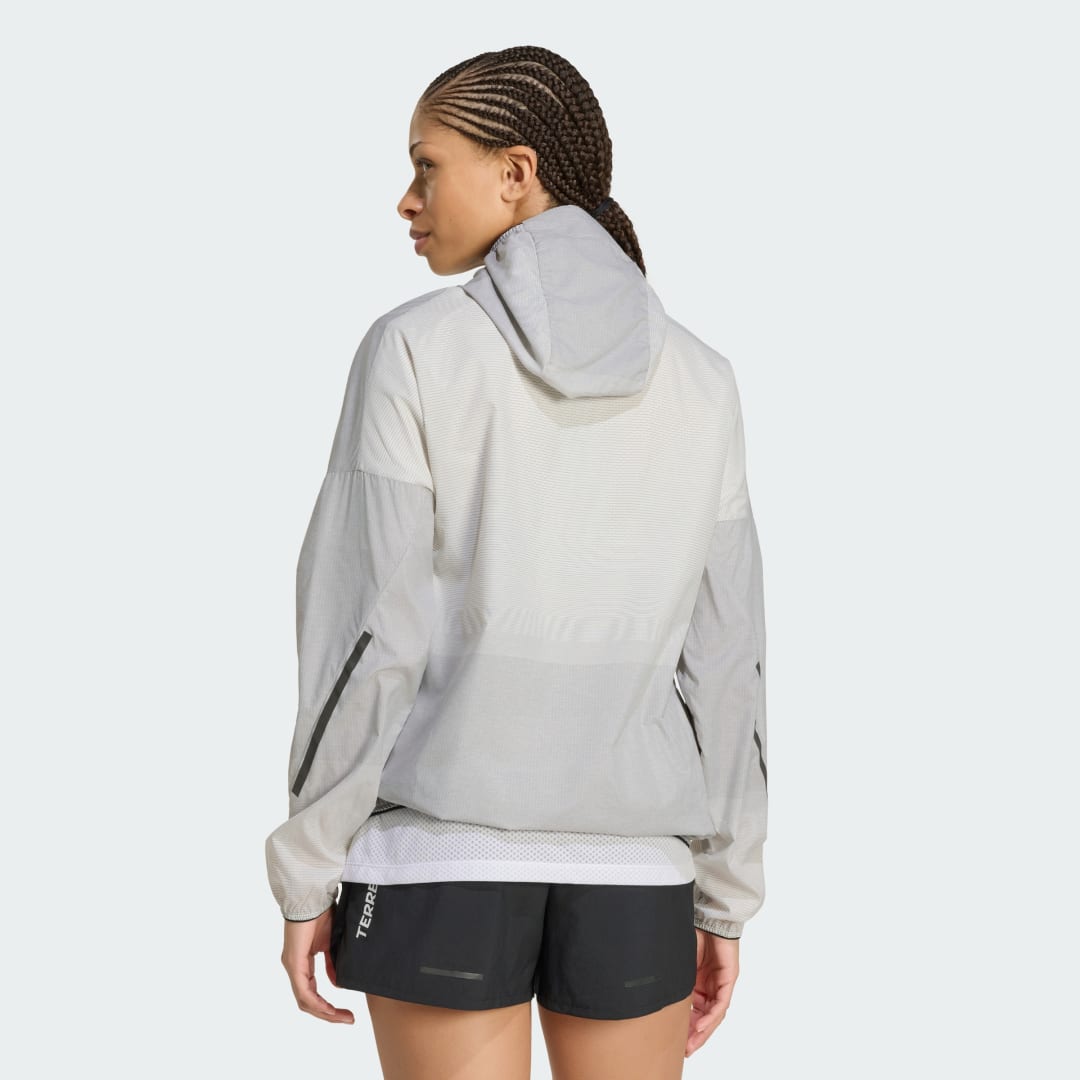 adidas Terrex Xperior CLIMA365 Light Windweave Jacket Black / White - Image 2