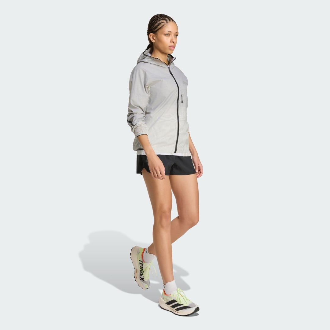 adidas Terrex Xperior CLIMA365 Light Windweave Jacket Black / White - Image 3